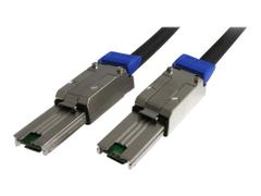 StarTech 1m External Mini SAS Cable - Serial Attached SCSI SFF-8088 to SFF-8088 - 2x SFF-8088 (M) - 1 meter, Black (ISAS88881) - SAS ekstern kabel - TAA-samsvar - 1 m
