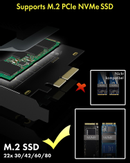 ICY BOX PCIe Extension Card med heat sink M.2 NVMe SSD to PCIe 4.0 x4 (IB-PCI208-HS)