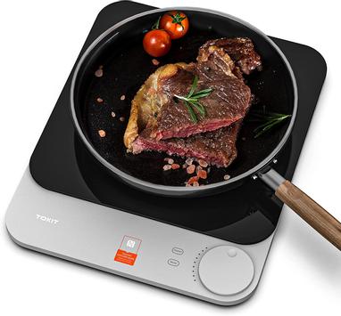 Tokit ultratynn induksjonsplate 2100W 28x35cm (TCL030-3C)