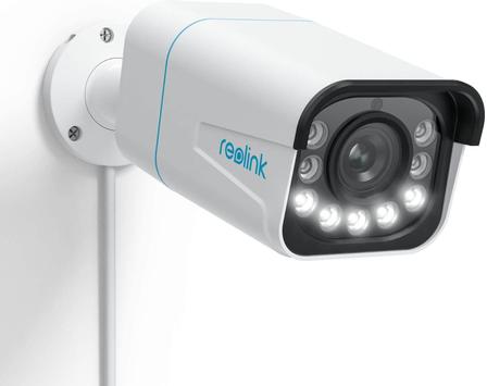 Reolink RLC-811A P430 - utendørs 4K-kamera med PoE, 5x optisk zoom, AI med person-/ kjøretøydeteksjon - strøm og data via nettverkskabel (RLC-P430)