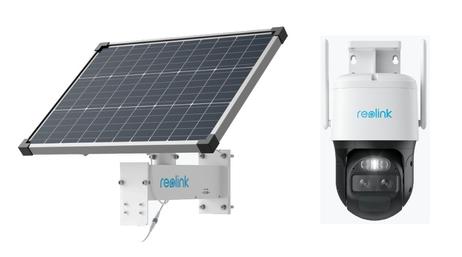 Reolink TrackMix - 4G batteridrevet overvåkningskamera med 2 linser, automatisk objektfølging og stort solcellepanel (Reolink-TrackMix-LTE-Plus)