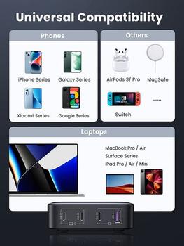 Ugreen Nexode 100W Desktop Charger 3x USB-C, 1x USB-A (90928)