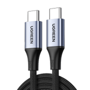 Ugreen USB-C til USB-C Cable 240W flettet kabel 2m (Space Gray)