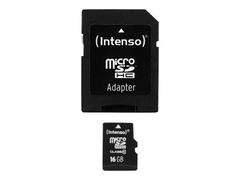 INTENSO Class 10 - flashminnekort - 16 GB - microSDHC