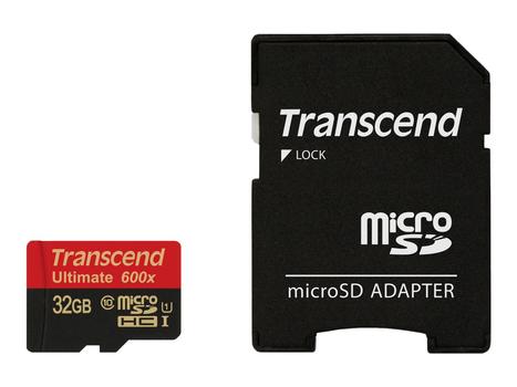 Transcend Ultimate series TS32GUSDHC10U1 - flashminnekort - 32 GB - SDHC UHS-I (TS32GUSDHC10U1)