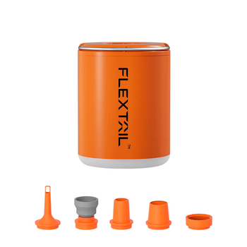 Flextailgear Tiny Pump 2X luftpumpe med tømmefunksjon - for liggeunderlag,  puter, badeleker mm. (TINYPUMP-X2)