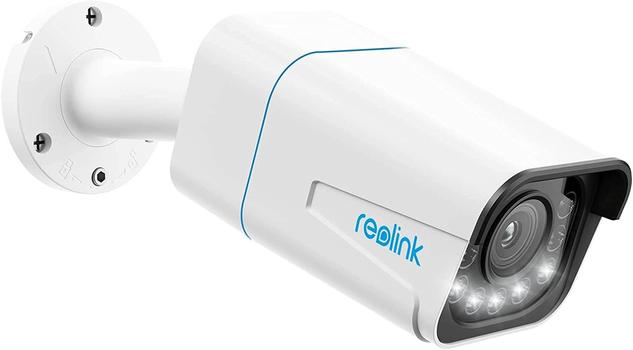 Reolink RLC-811A P430 - utendørs 4K-kamera med PoE, 5x optisk zoom, AI med person-/ kjøretøydeteksjon - strøm og data via nettverkskabel (RLC-P430)