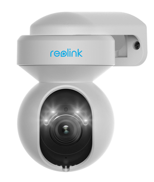 Reolink E1 Outdoor Wi-Fi - hvitt (E540-W) utendørs-kamera med pan/tilt/zoom, IP66 - perfekt som fjøskamera
