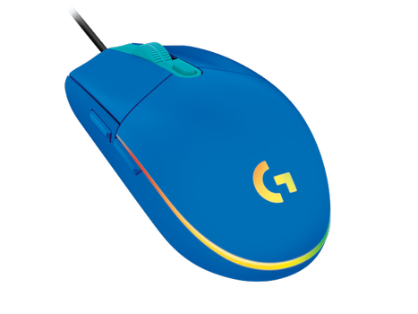Logitech Gaming Mouse G203 LIGHTSYNC - mus - USB - blå (910-005798)