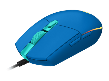 Logitech Gaming Mouse G203 LIGHTSYNC - mus - USB - blå (910-005798)
