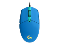 Logitech Gaming Mouse G203 LIGHTSYNC - mus - USB - blå (910-005798)