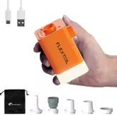 Flextail Max Pump 2 Plus luftpumpe med tømmefunksjon - for packrafts,  liggeunderlag,  puter, badeleker (MAX-PUMP-2-PLUS)