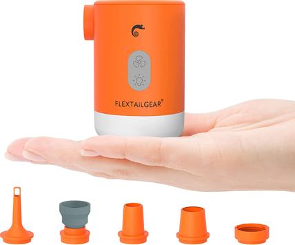 Flextail Max Pump 2 Pro luftpumpe med tømmefunksjon - for packrafts,  liggeunderlag,  puter, badeleker (MAX-PUMP-2-PRO)