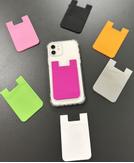 Ontario Selvklebende kortholder til mobil magenta (ONT-CARD-MG)
