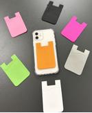 Ontario Selvklebende kortholder til mobil orange (ONT-CARD-OR)