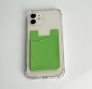 Ontario Selvklebende kortholder til mobil grønn