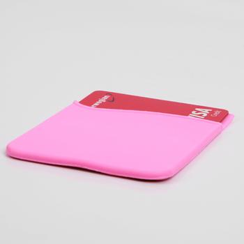 Ontario Selvklebende kortholder til mobil rosa (ONT-CARD-PK)