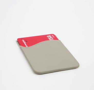 Ontario Selvklebende kortholder til mobil grå (ONT-CARD-GR)