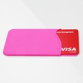 Ontario Selvklebende kortholder til mobil magenta (ONT-CARD-MG)