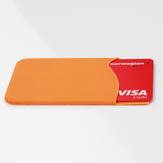 Ontario Selvklebende kortholder til mobil orange (ONT-CARD-OR)