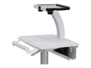Ergotron StyleView Tablet Cart, SV10 vogn - for nettbrett/ tastatur - hvit, aluminium - TAA-samsvar (SV10-1400-0)