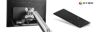 ICY BOX VESA plate Intel NUC Muliggjør feste av Intel NUC til et skjermstativ,  VESA 75x75 / 100x100 (IB-MSA103-VM)