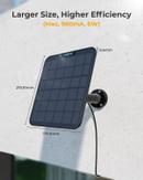 Reolink solcellepanel - 6W - USB-C - svart inkludert micro-USB-adapter (Reolink-Solar-Panel-6W-BK)