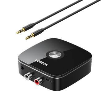 Ugreen Wireless Bluetooth Lyd Mottaker 5.0 med 3.5mm og 2RCA Adapter med SRRC (30445)