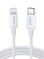 Ugreen USB-C til Lightning M/M kabel 1m hvit