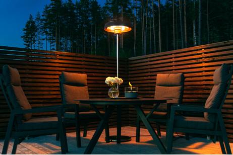 Tundra Terrassevarmer 2000W m/stativ (TUNDRA-1028)