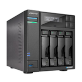 Asustor Lockerstor 4 - 2x2.5GbE NAS-server 4x 2.5"/ 3.5",  4x M.2 2280, 10GbE-støtte (AS6704T)