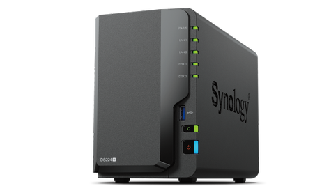 Synology DS224+ 2x1GbE RJ45 NAS-server - Intel Celeron J4125, 2GB DDR4, 2xUSB 3.1 (DS224+)