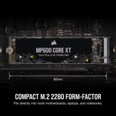 Corsair Force MP600 CORE XT M.2 NVMe 4TB SSD (CSSD-F4000GBMP600CXT)