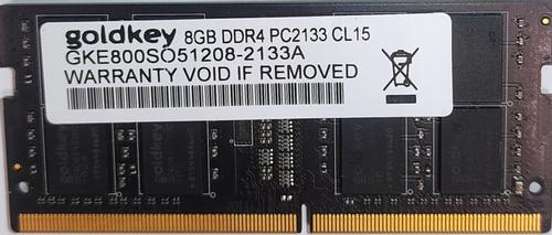 Goldenkey SO-DIMM  DDR4  2133MHz  8GB (GKE800SO51208-2133A-Brukt)