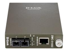 D-LINK DMC 515SC - fibermedieomformer - 10Mb LAN, 100Mb LAN