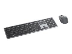 DELL Premier Multi-Device KM7321W - tastatur- og mussett - QWERTY - US International - titangrå Inn-enhet