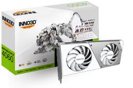 INNO3D GeForce RTX 4060 8GB Twin X2 OC White, 3x DisplayPort 1.4a, 1x HDMI 2.1