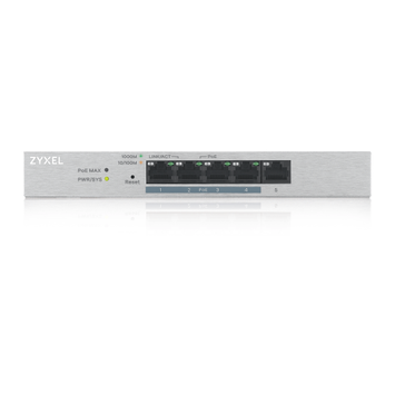 Zyxel GS1200-5HP v2 - PoE+ switch - 5 porter - styrt - 802.3at (GS1200-5HPV2-EU0101F)