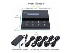 StarTech USB Duplicator - 1:7 - USB Flash Drives - Flash Drive Duplicator (USBDUPE17) - USB-stasjonsduplikator - TAA-samsvar