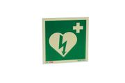 Snøgg hjertestarterskilt 20x20 cm