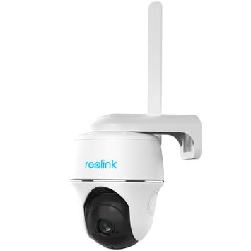 Reolink Go PT Plus (G430) hvitt 4G-kamera 2K 4MP Super HD AI viltkamera, fjøskamera med Pan & Tilt - uten solcellepanel - innebygd 32GB lagring