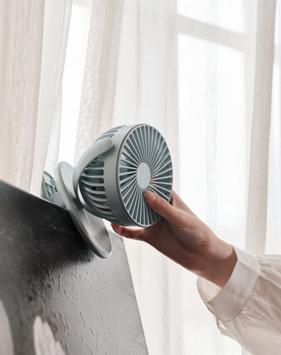 Xiaomi Solove F3 oppladbar bordvifte Blågrå, 2000mAh, USB-C (SOLOVE-F3-SG)