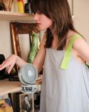 Xiaomi Solove F3 oppladbar bordvifte Blågrå, 2000mAh, USB-C (SOLOVE-F3-SG)