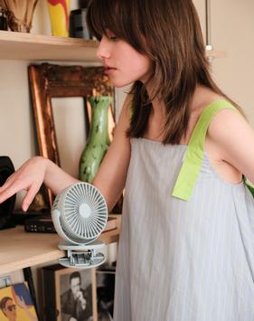 Xiaomi Solove F3 oppladbar bordvifte Blågrå, 2000mAh, USB-C (SOLOVE-F3-SG)