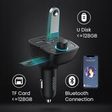 Ugreen trådløs FM-sender til bil - Bluetooth - 12V sigarettenneruttak - 3 USB-porter til lading (80910)