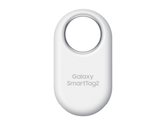 Samsung Galaxy SmartTag2 sporingsbrikke (hvit) Utskiftbart batteri, IP67, opptil 700 dager batteritid