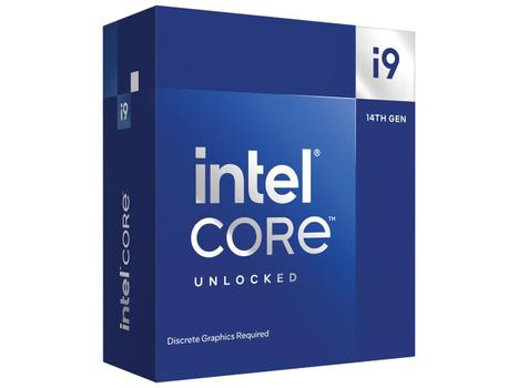 Intel Core i9-14900KF,  36MB SmartCache LGA1700, uten integrert grafikkprosessor,  125W-253W,  boks uten kjøler (BX8071514900KF)