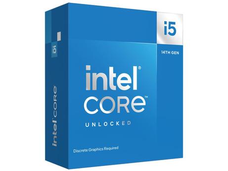 Intel Core i5-14600KF,  24MB SmartCache LGA1700, uten integrert grafikkprosessor,  125W-181W,  boks uten kjøler (BX8071514600KF)