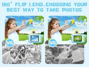 Barnekamera lys blå dinosaur (X101C-BL-DINO)