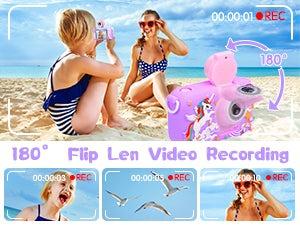 Barnekamera lilla enhjørning (X101C-PU-UNIC)